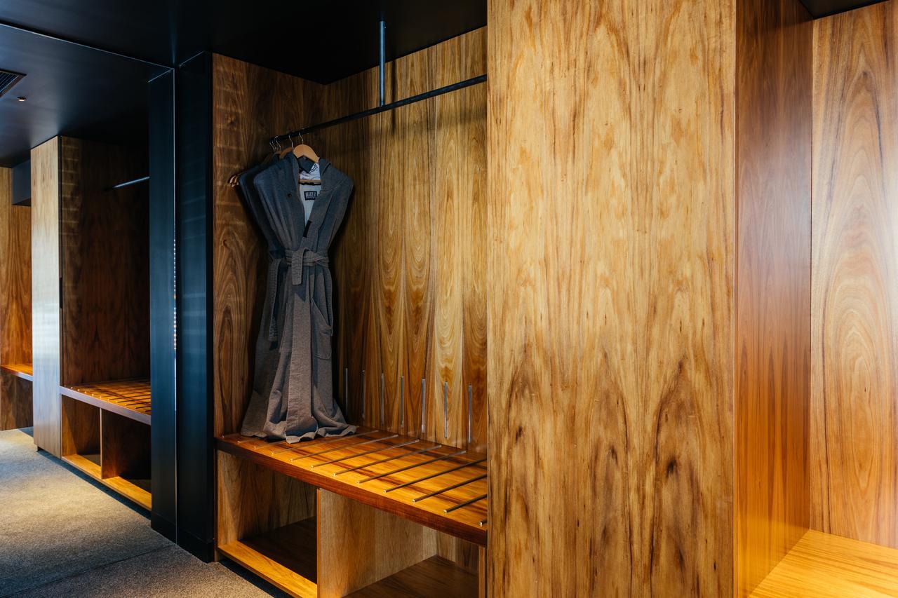 Macq 01 Hotel Хобарт Экстерьер фото The changing room at the London Aquatics Centre